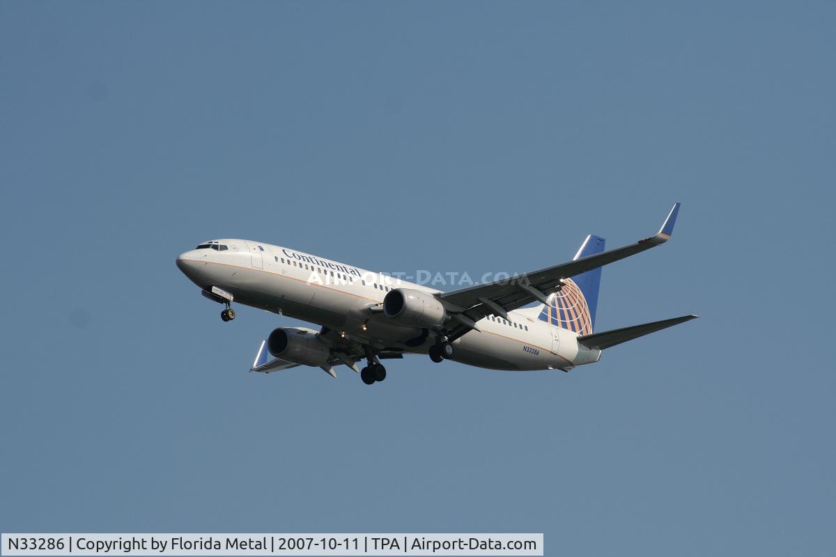 N33286, 2004 Boeing 737-824 C/N 31600, Continental