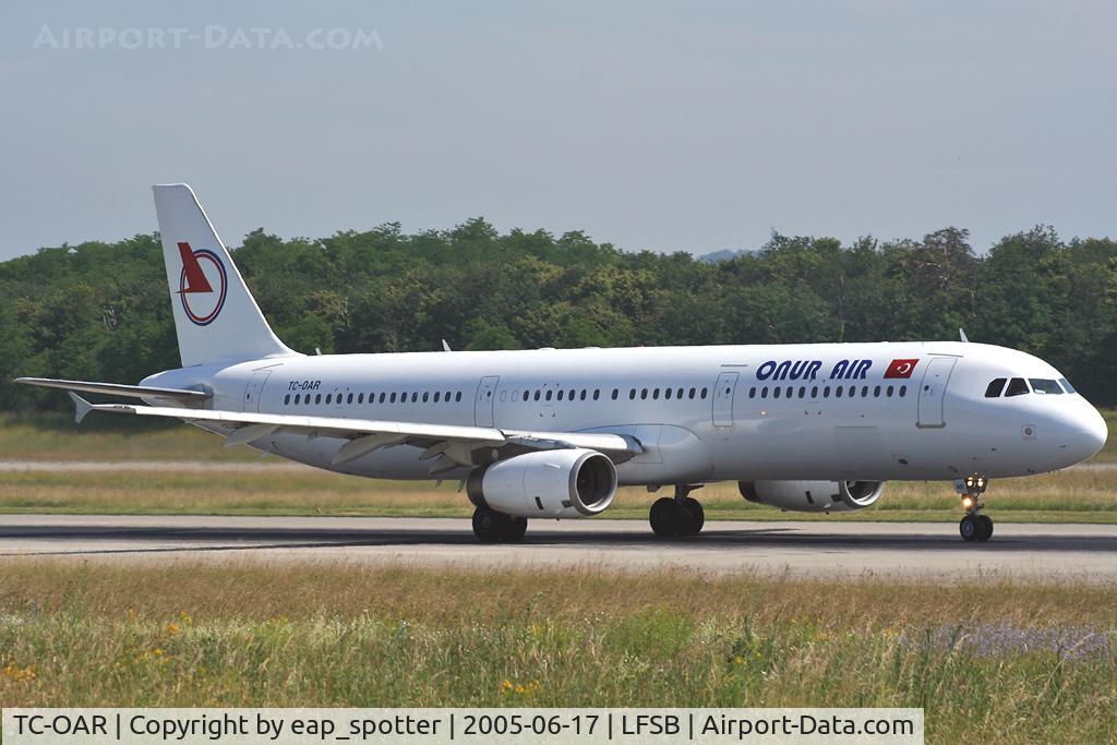 TC-OAR, 1996 Airbus A321-131 C/N 614, departing to Antalya
