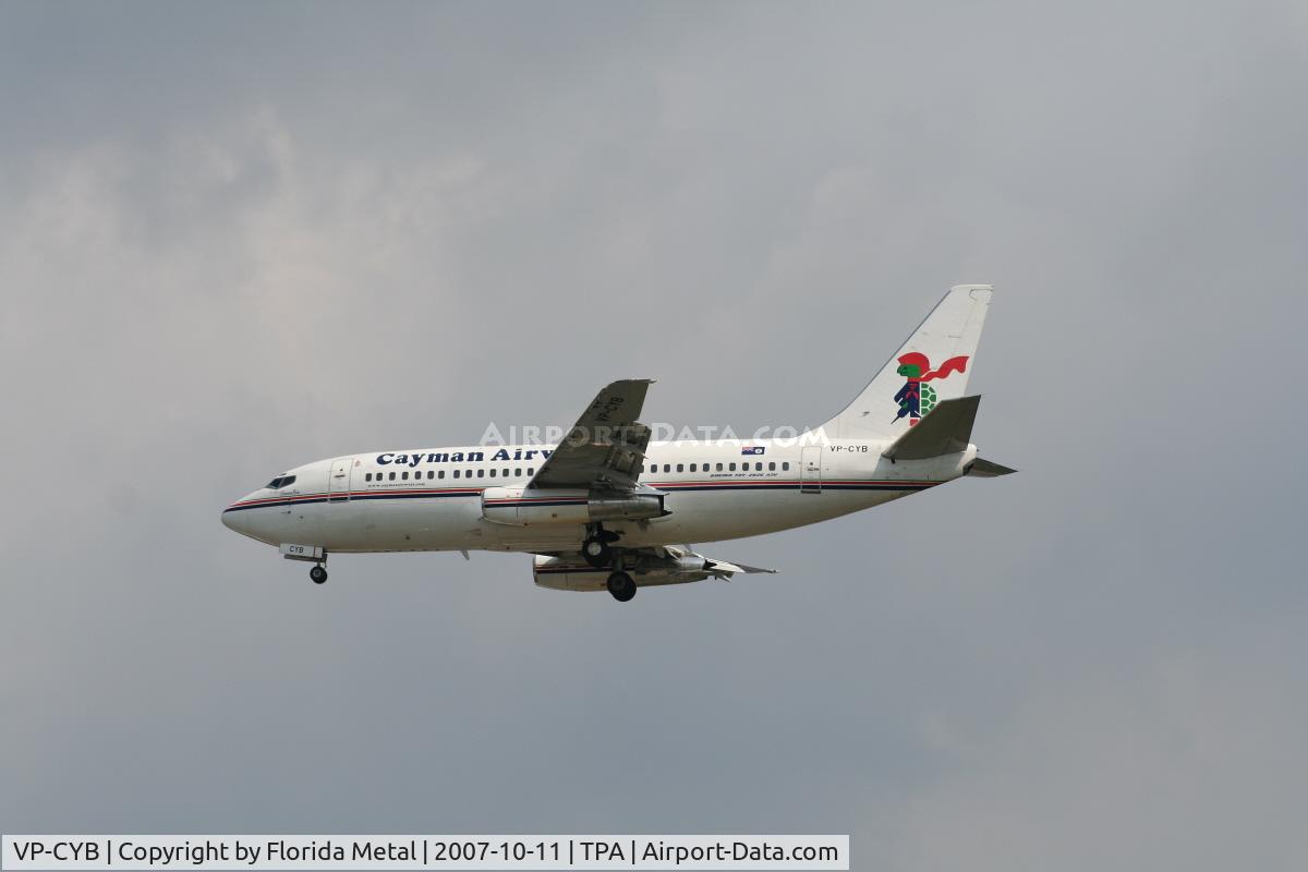 VP-CYB, 1979 Boeing 737-2S2C C/N 21929, Caymen Airways