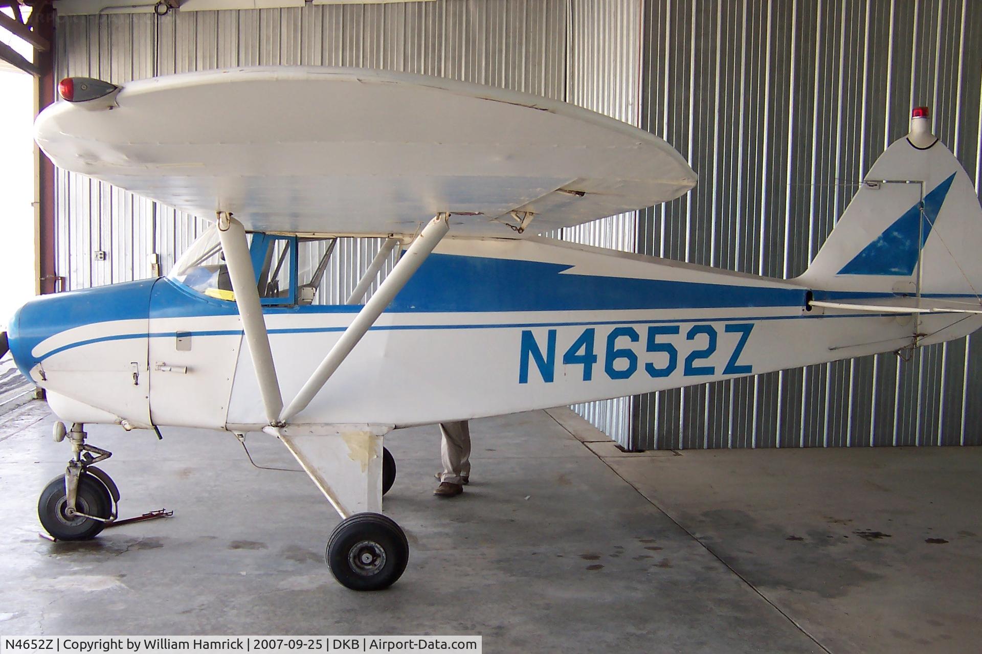 N4652Z, 1961 Piper PA-22-108 Colt C/N 22-8174, N4652Z @ DKB