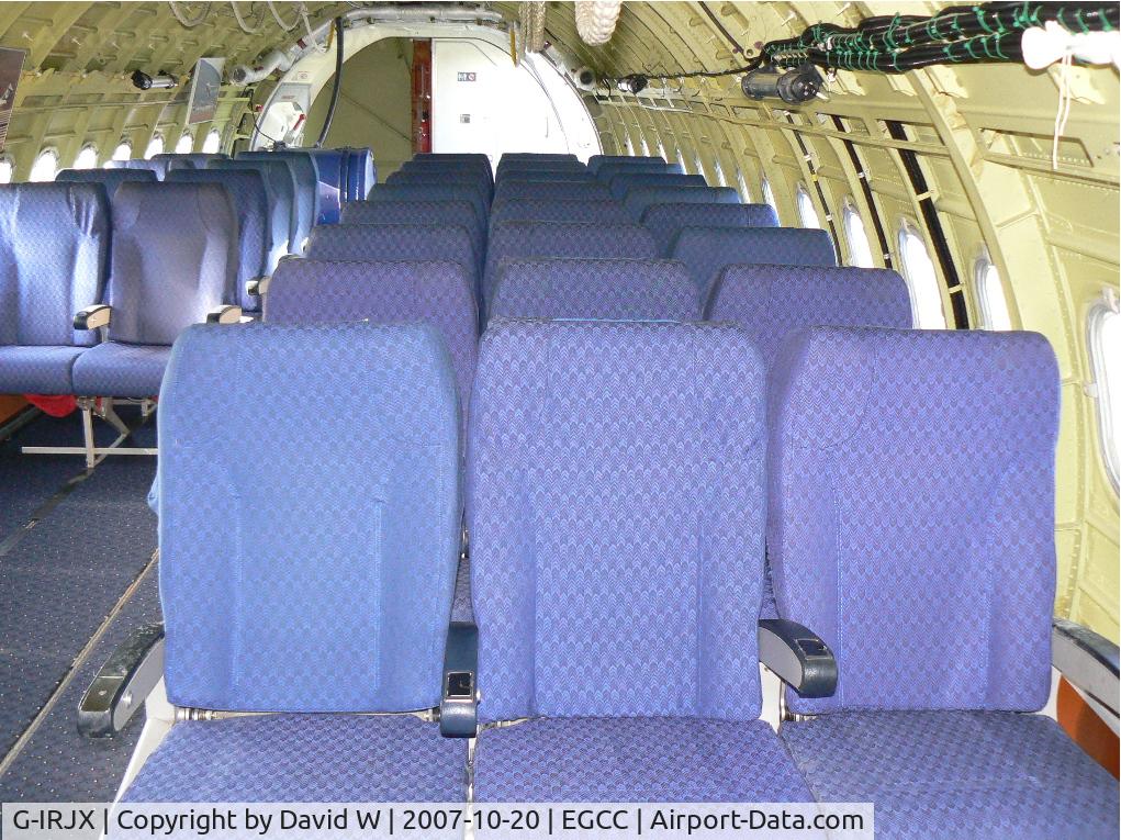 G-IRJX, 2001 British Aerospace Avro 146-RJ100 C/N E3378, On display.