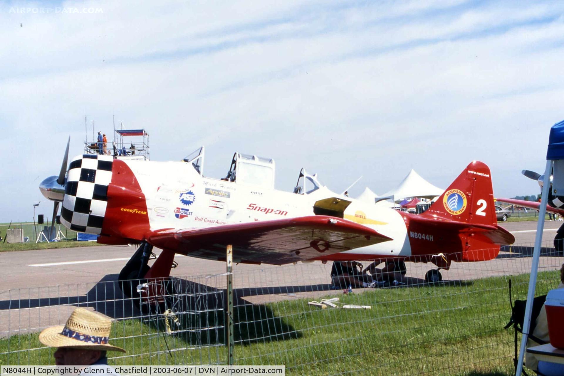 N8044H, 1951 North American T-6G Texan C/N 182-478, At the Quad Cities Air Show,