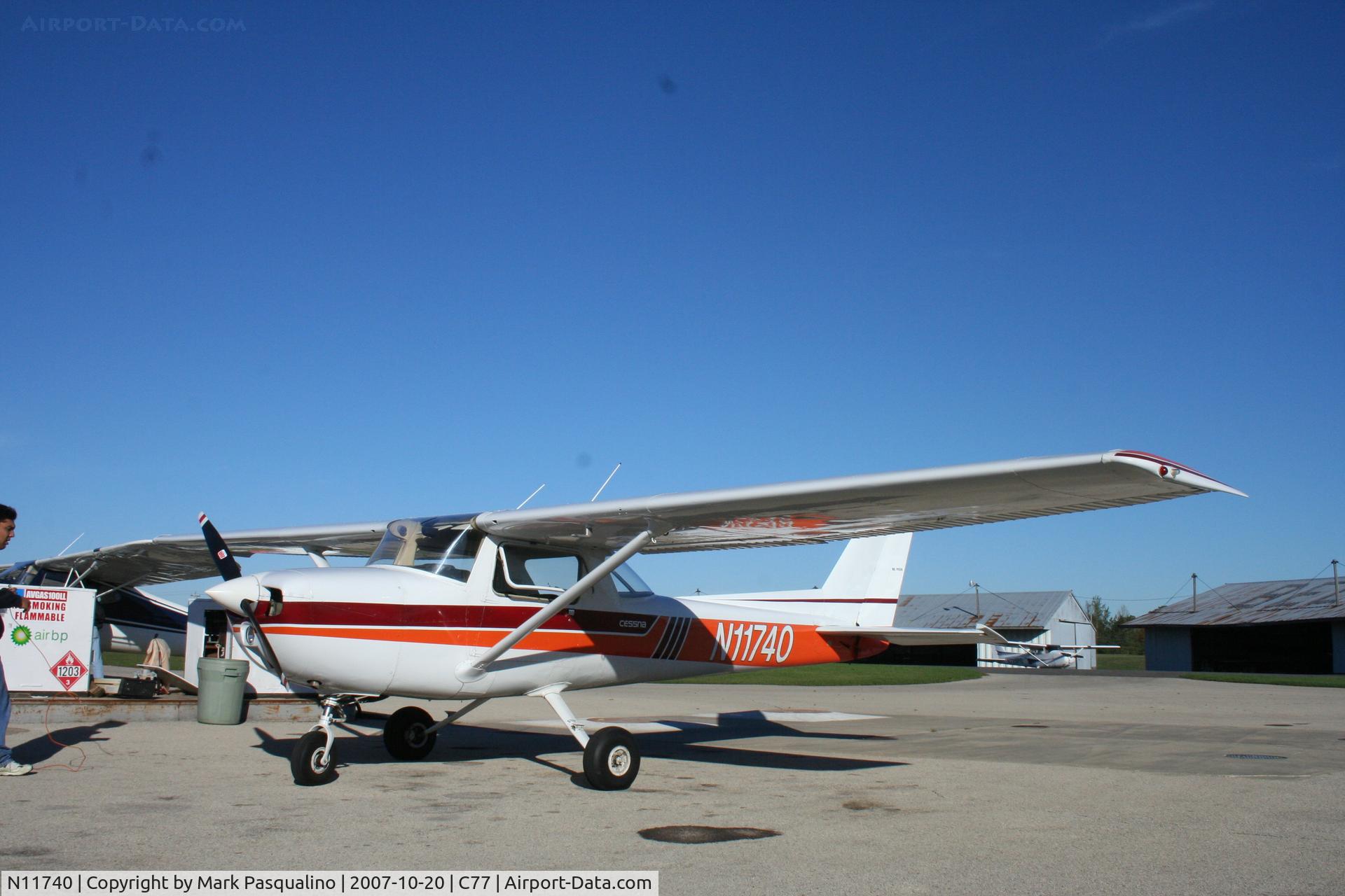 N11740, 1974 Cessna 150L C/N 15075604, Cessna 150