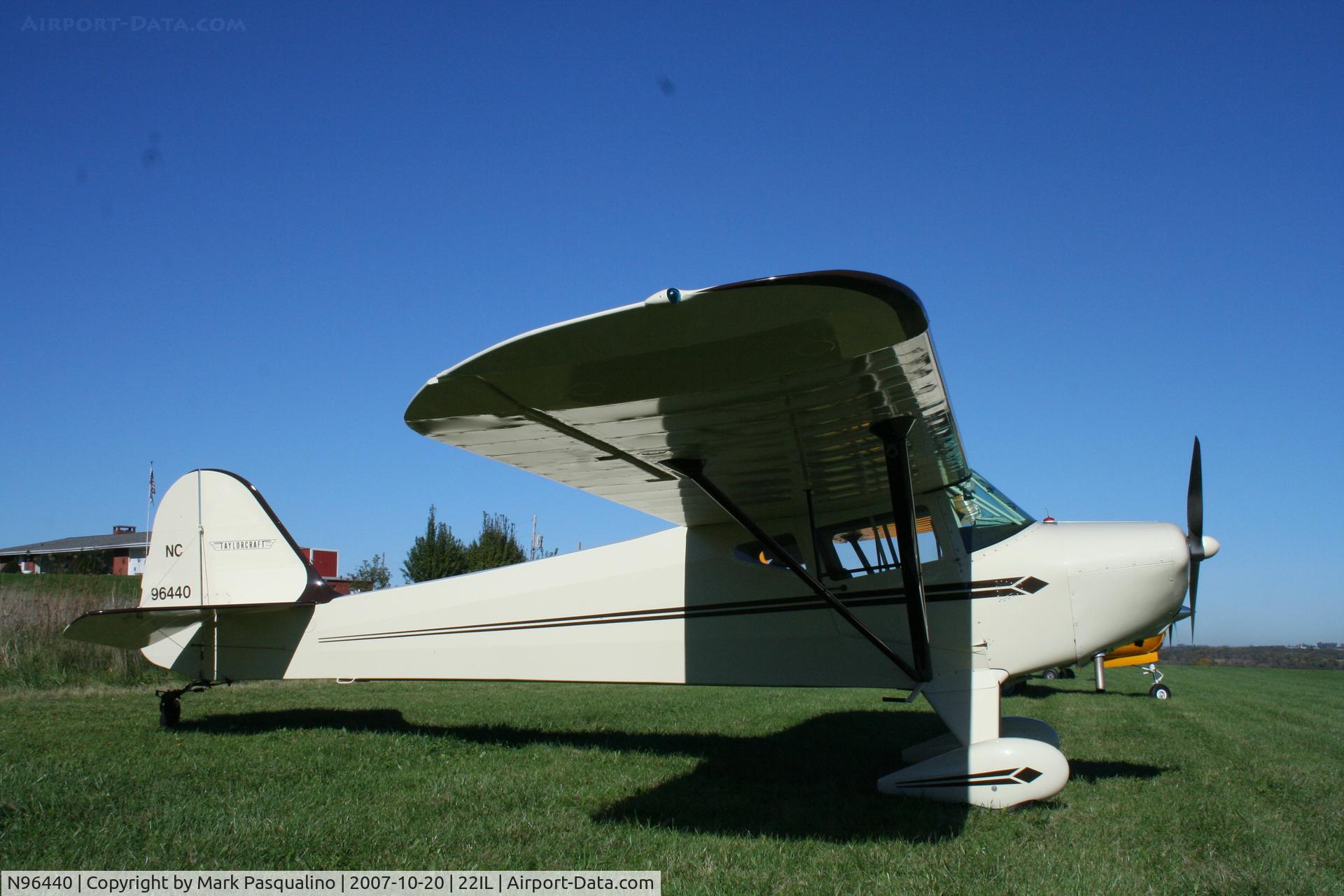N96440, 1946 Taylorcraft BC12-D C/N 8740, Taylorcraft BC-12D
