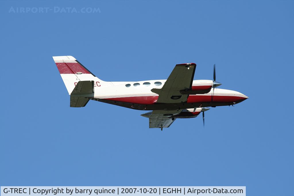 G-TREC, 1980 Cessna 421C Golden Eagle C/N 421C-0838, Touch and go