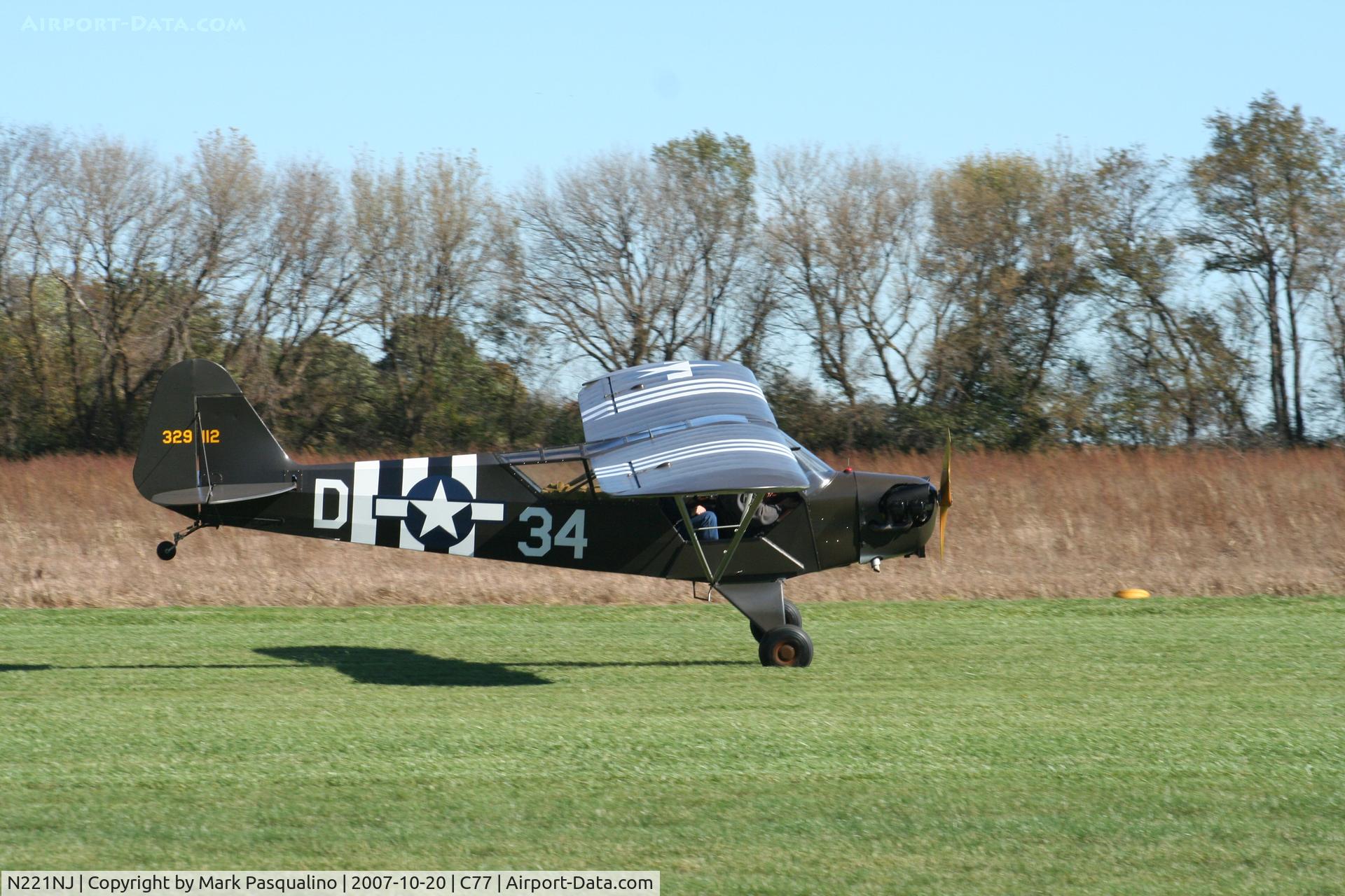 N221NJ, 1943 Piper J3C-65 Cub Cub C/N 10403, Piper L-4