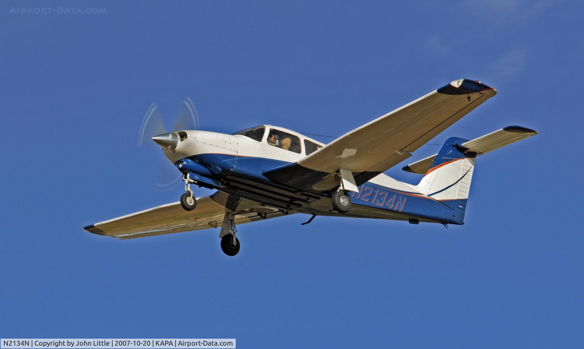 N2134N, 1979 Piper PA-28RT-201T Arrow IV C/N 28R-7931048, Landing 17L
