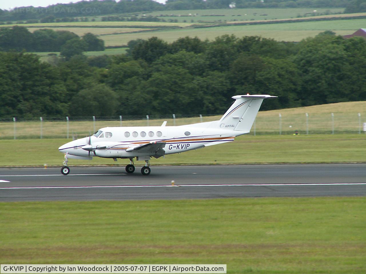 G-KVIP, 1979 Beech 200 Super King Air C/N BB-487, Beech 200/Capital Aviation/Prestwick