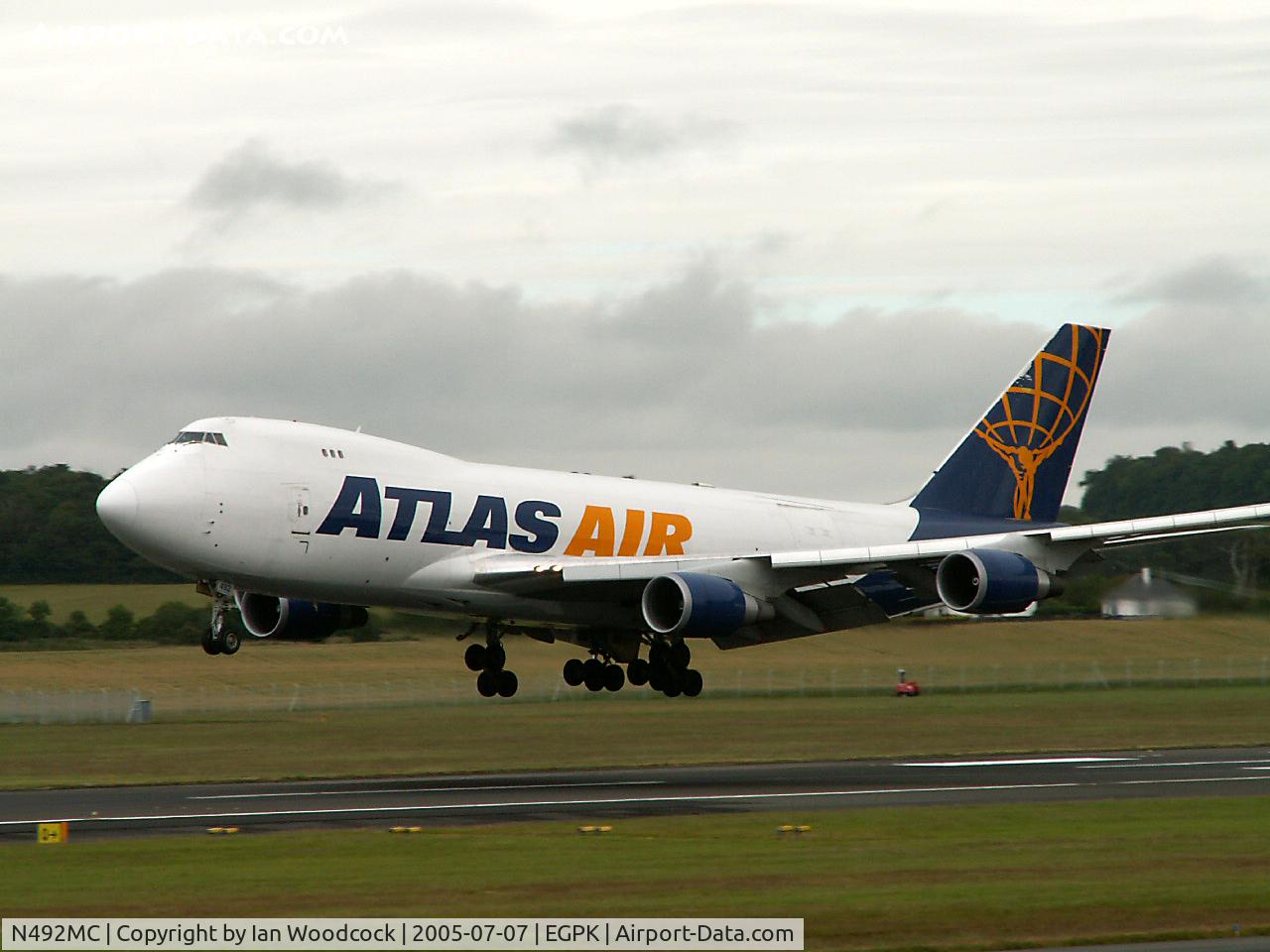 N492MC, 1998 Boeing 747-47UF C/N 29253, Boeing 747-47UF/Atlas Air/Prestwick