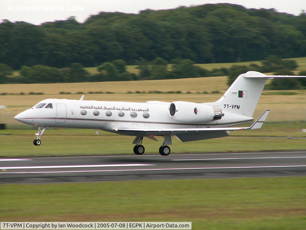 7T-VPM, 2000 Gulfstream Aerospace G-1159C Gulfstream IV SP C/N 1421, Gulfstream 4SP/Algerian Government/Prestwick