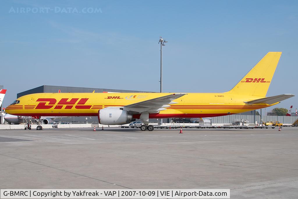 G-BMRC, 1988 Boeing 757-236/SF C/N 24072, European Air Transport Boeing 757-200F in DHL colors