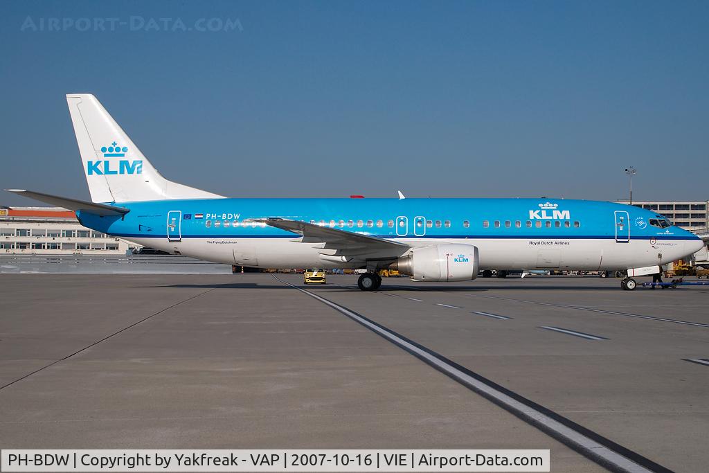 PH-BDW, 1990 Boeing 737-406 C/N 24858, KLM Boeing 737-400