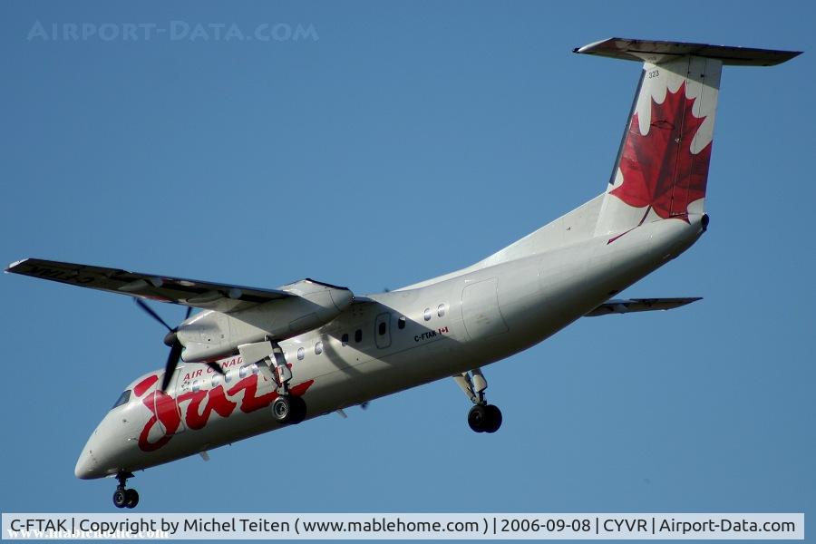 C-FTAK, 1990 De Havilland Canada DHC-8-311 Dash 8 C/N 246, Air Canada Jazz