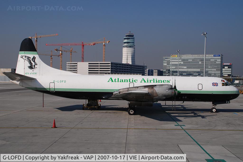 G-LOFD, 1961 Lockheed L-188C(F) Electra C/N 1143, Air Atlantic Lockheed Electra