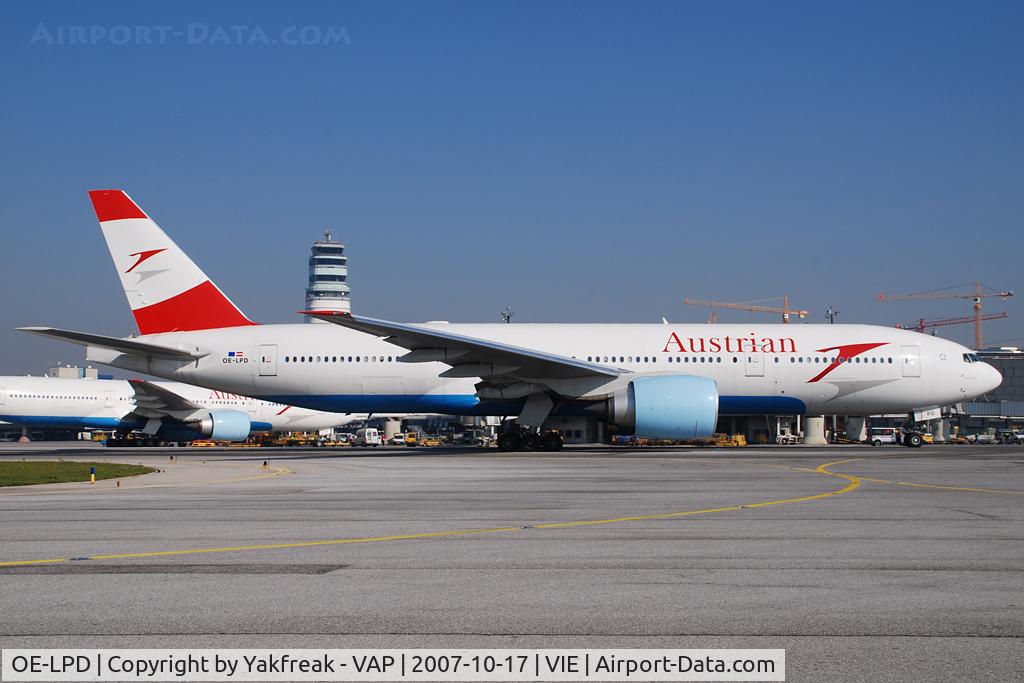 OE-LPD, 2006 Boeing 777-2Z9/ER C/N 35960, Austrian Airlines Boeing 777-200