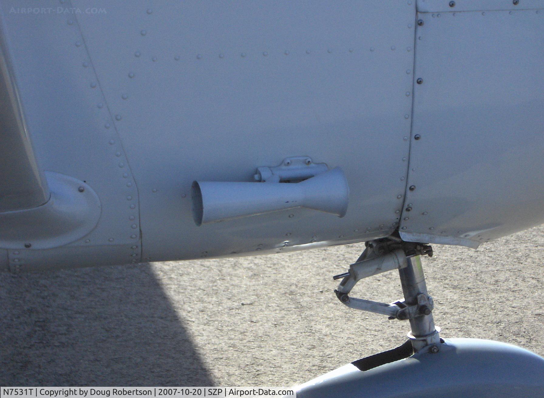 N7531T, 1959 Cessna 172A C/N 47131, 1959 Cessna 172A, Continental O-300A 145 Hp, venturi