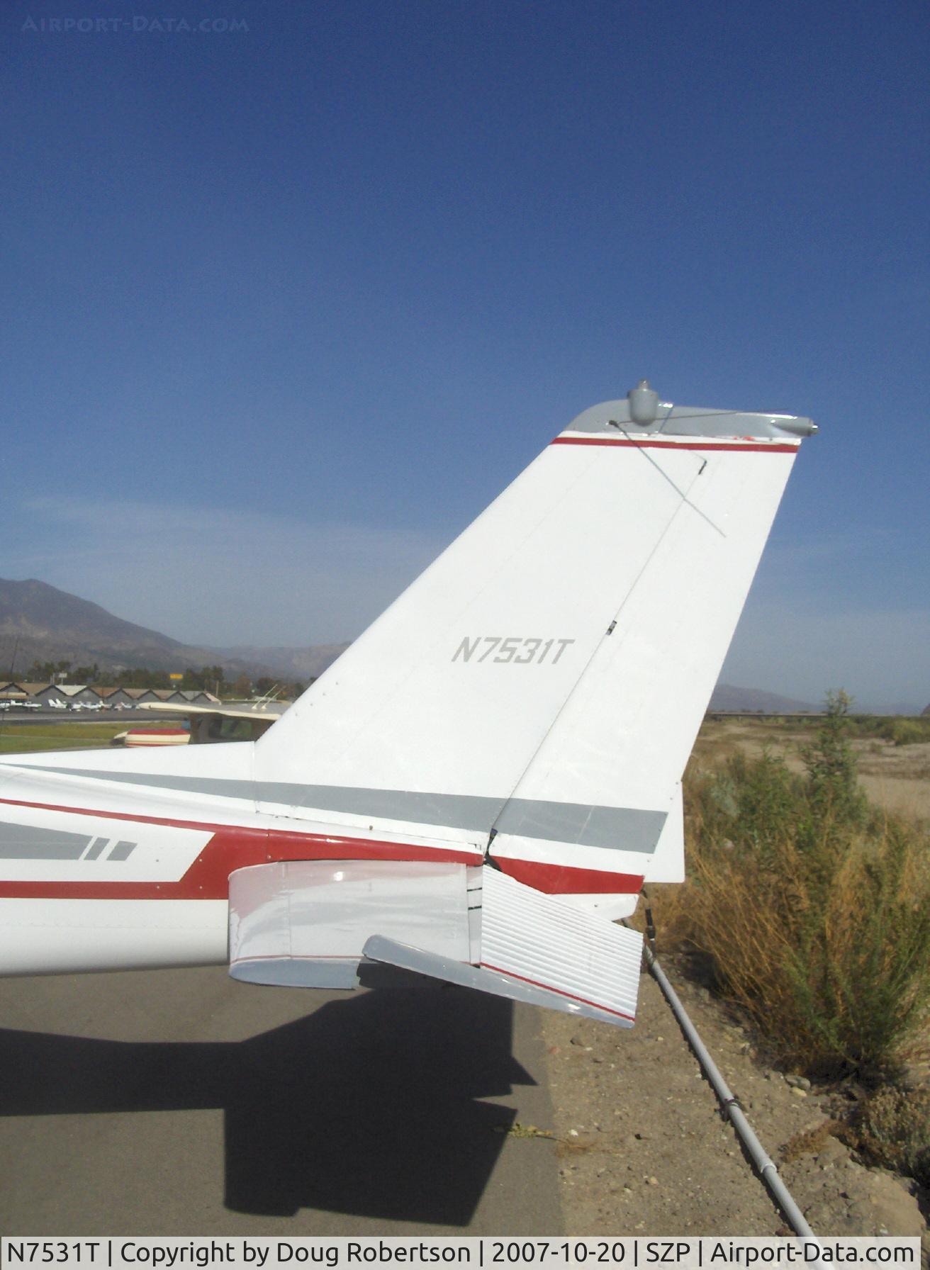 N7531T, 1959 Cessna 172A C/N 47131, 1959 Cessna 172A, Continental O-300A 145 Hp, the A model was first to introduce the swept tail 172.