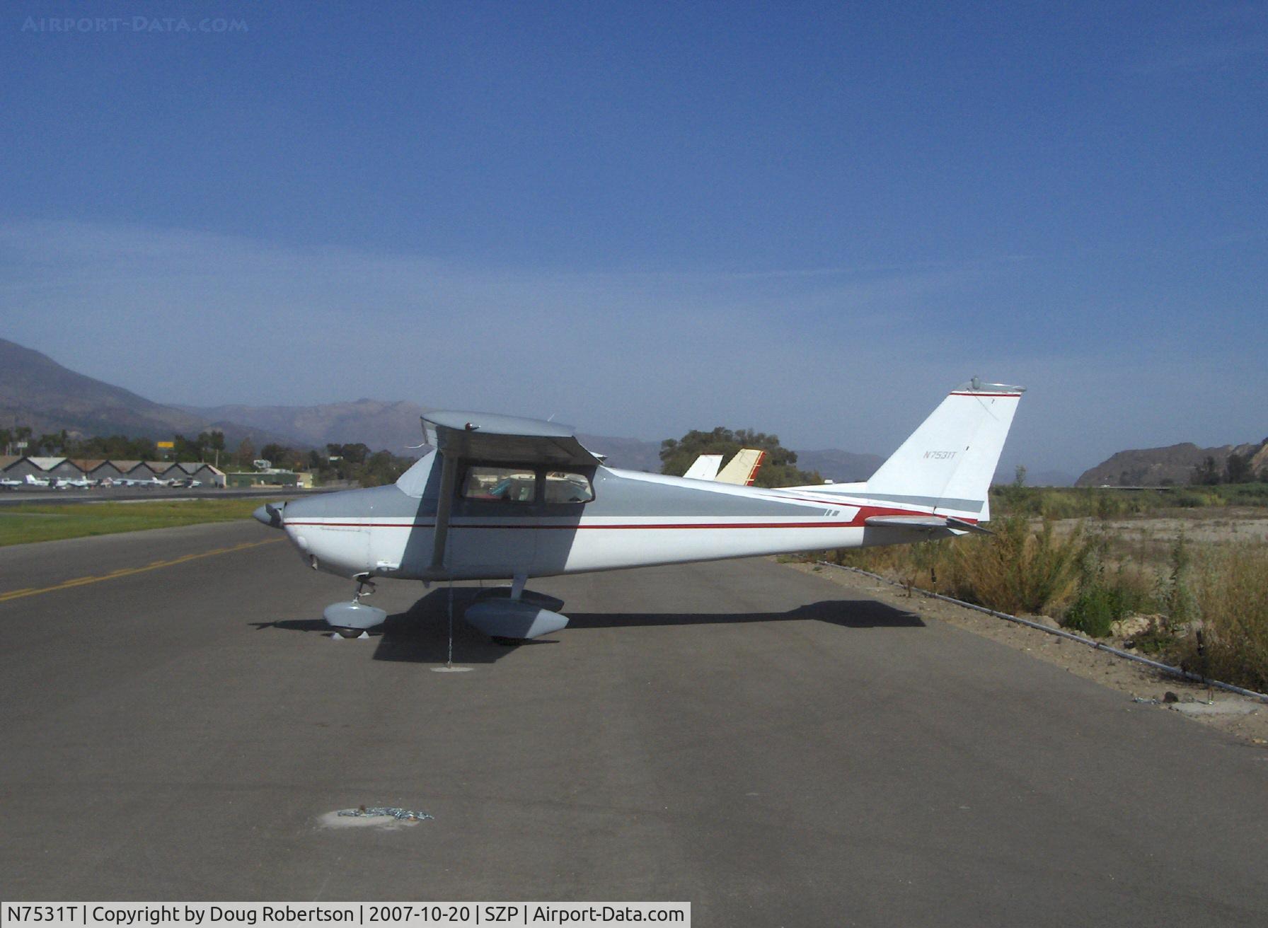 N7531T, 1959 Cessna 172A C/N 47131, 1959 Cessna 172A, Continental O-300A 145 Hp, the A model was first to introduce the swept tail 172