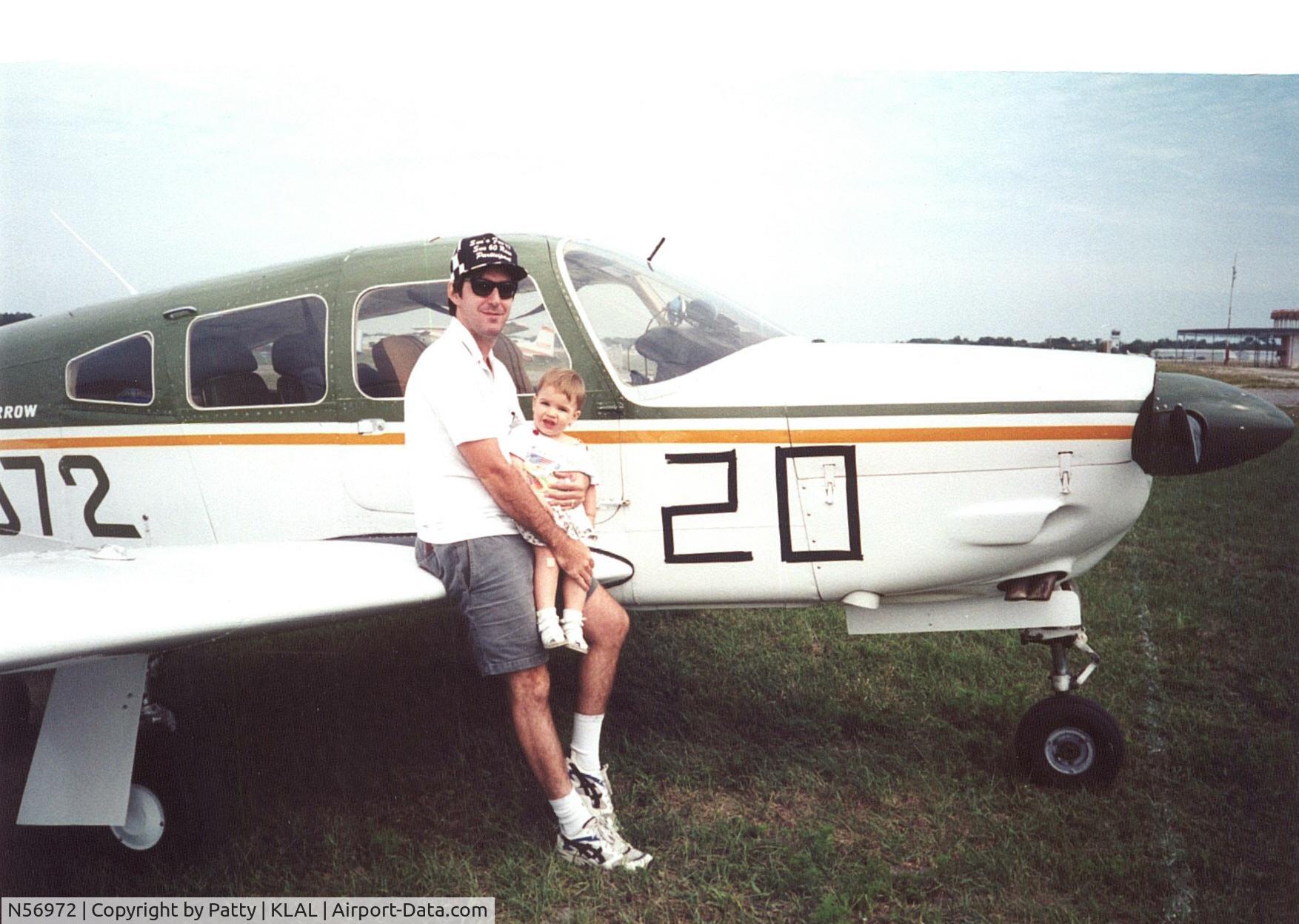 N56972, 1973 Piper PA-28R-200 C/N 28R-7435067, Deway and Nikki before the Sun N Fun Race