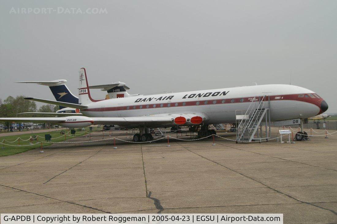 G-APDB, 1958 De Havilland DH.106 Comet 4 C/N 6403, DAN-AIR LONDON.Preserved.