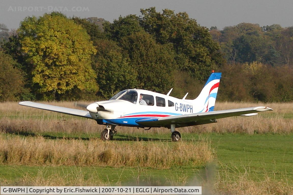 G-BWPH, 1977 Piper PA-28-181 Cherokee Archer II C/N 28-7790311, 3. G-BWPH at Panshanger