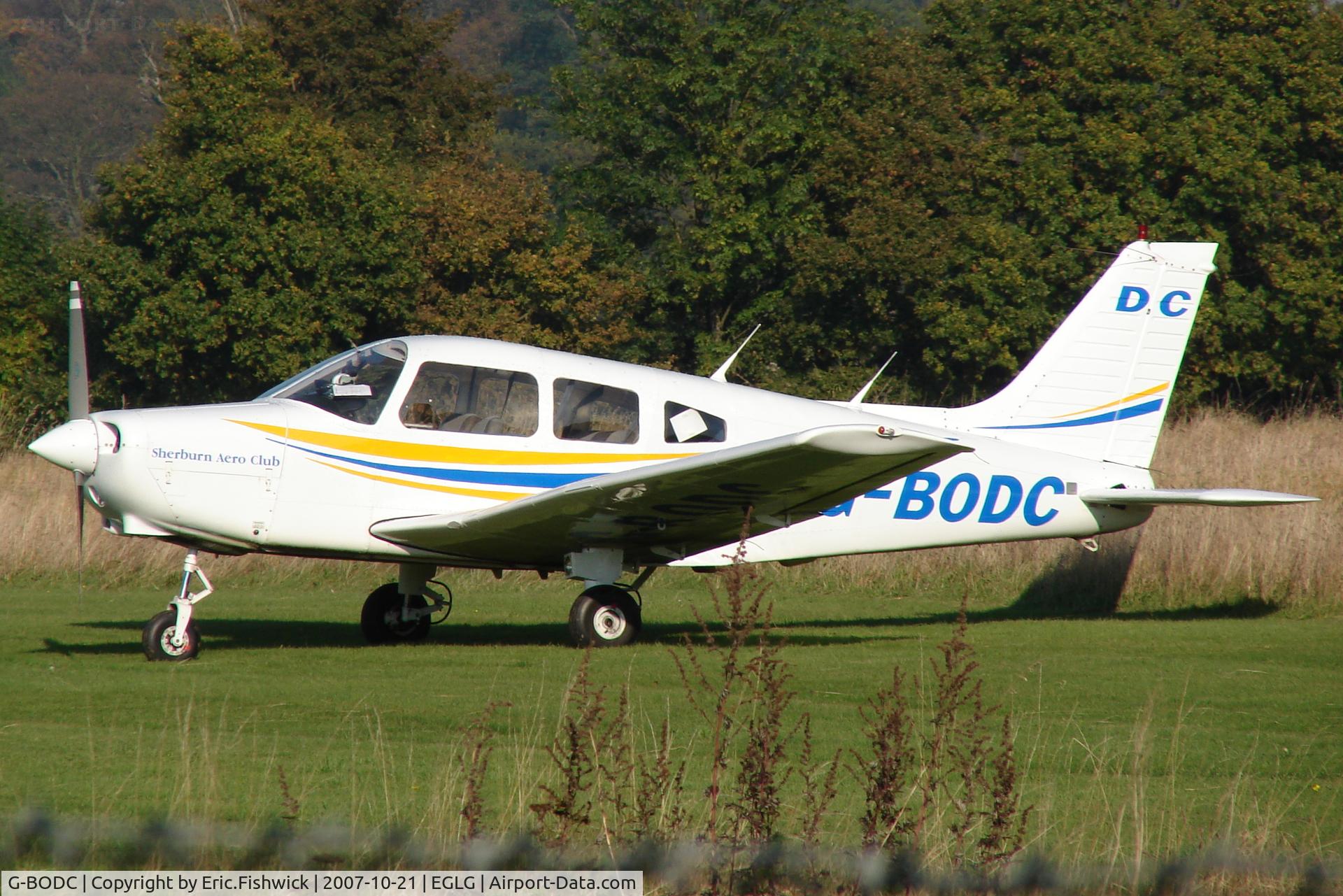 G-BODC, 1988 Piper PA-28-161 C/N 2816041, 1. G-BODC at Panshanger