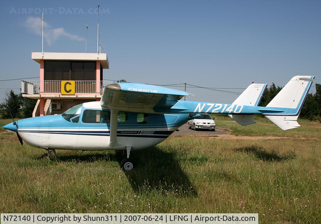 N72140, 1973 Cessna 337G Super Skymaster C/N 33701527, Parked here
