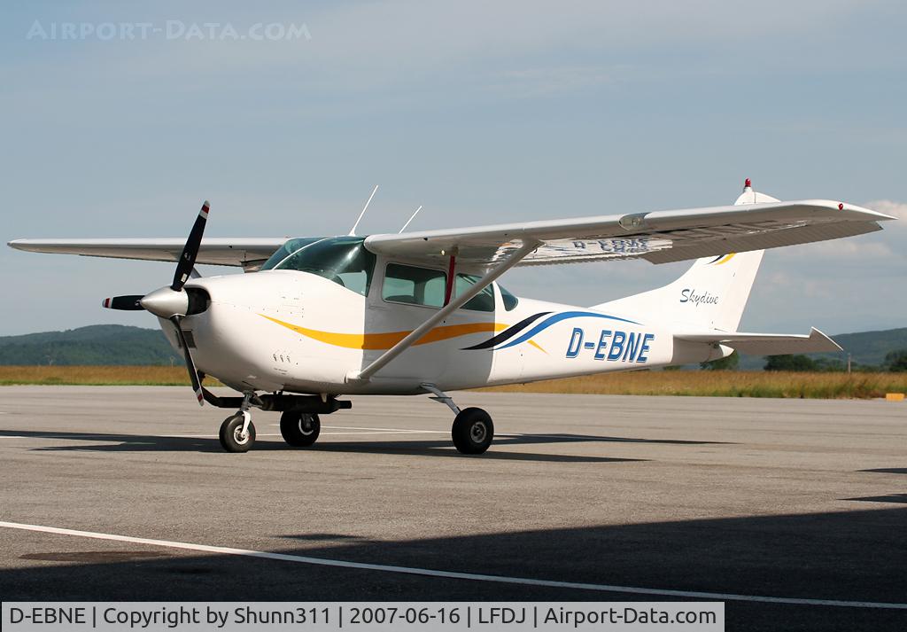 D-EBNE, Cessna 182E Skylane C/N 18253770, Parked here and awaiting a new paratrooping flight