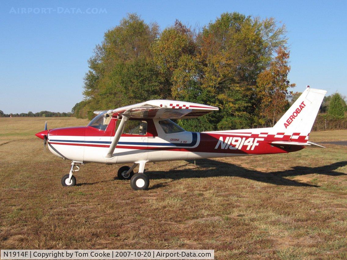 N1914F, 1966 Cessna A150M Aerobat C/N 15064970, 1975 A150M Cessna Aerobat (demo plane first flown in 66)