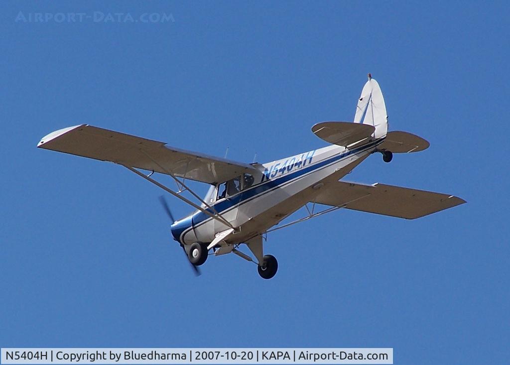 N5404H, 1947 Piper PA-14 Family Cruiser C/N 14-518, Approach to 17L