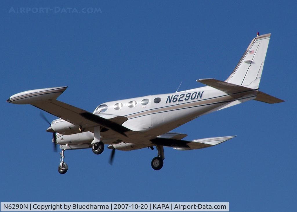 N6290N, 1978 Cessna 340A C/N 340A0464, Approach to 17L