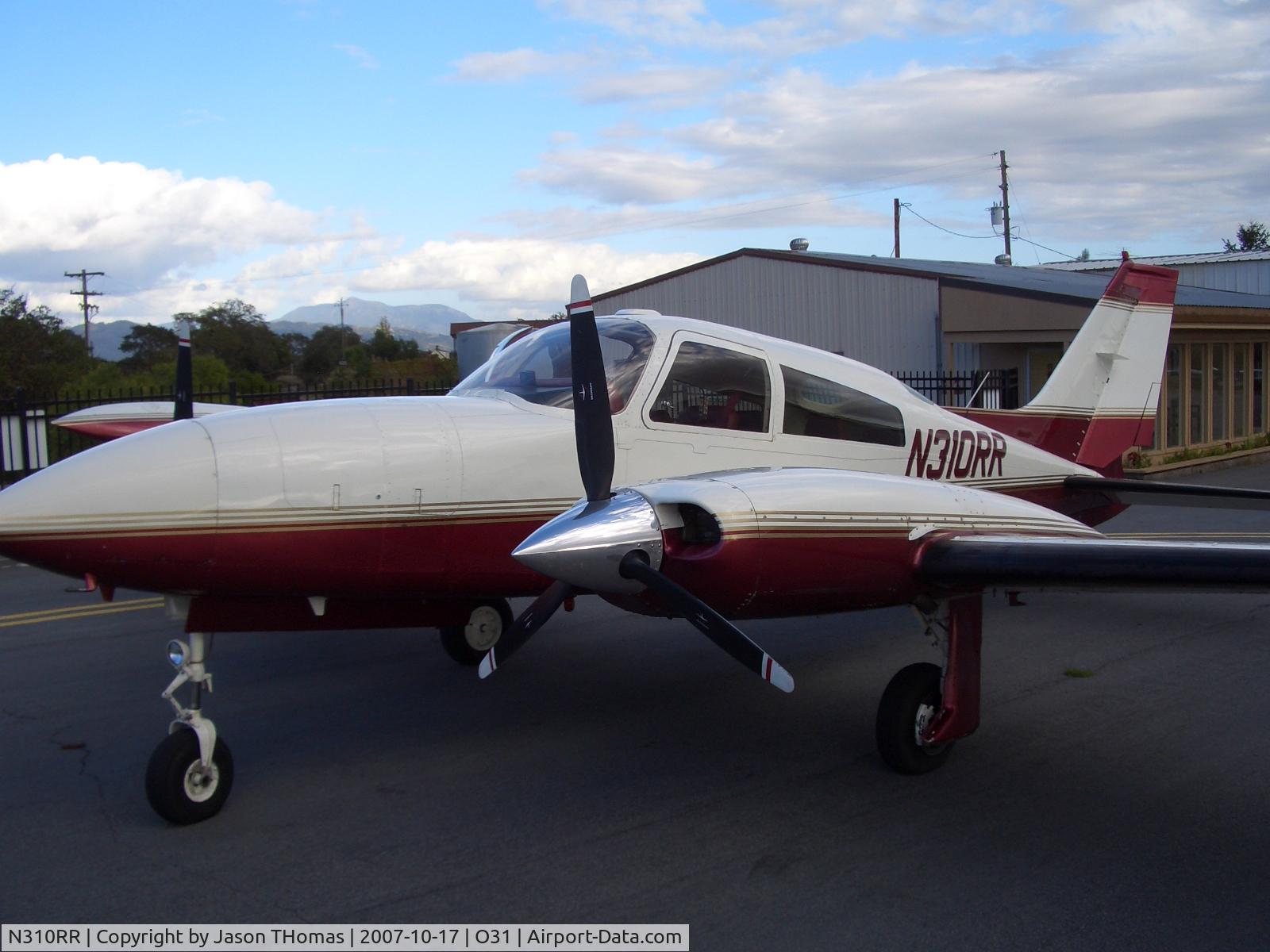 N310RR, 1974 Cessna 310R C/N 310R0014, On the ground at Healdsburg, CA