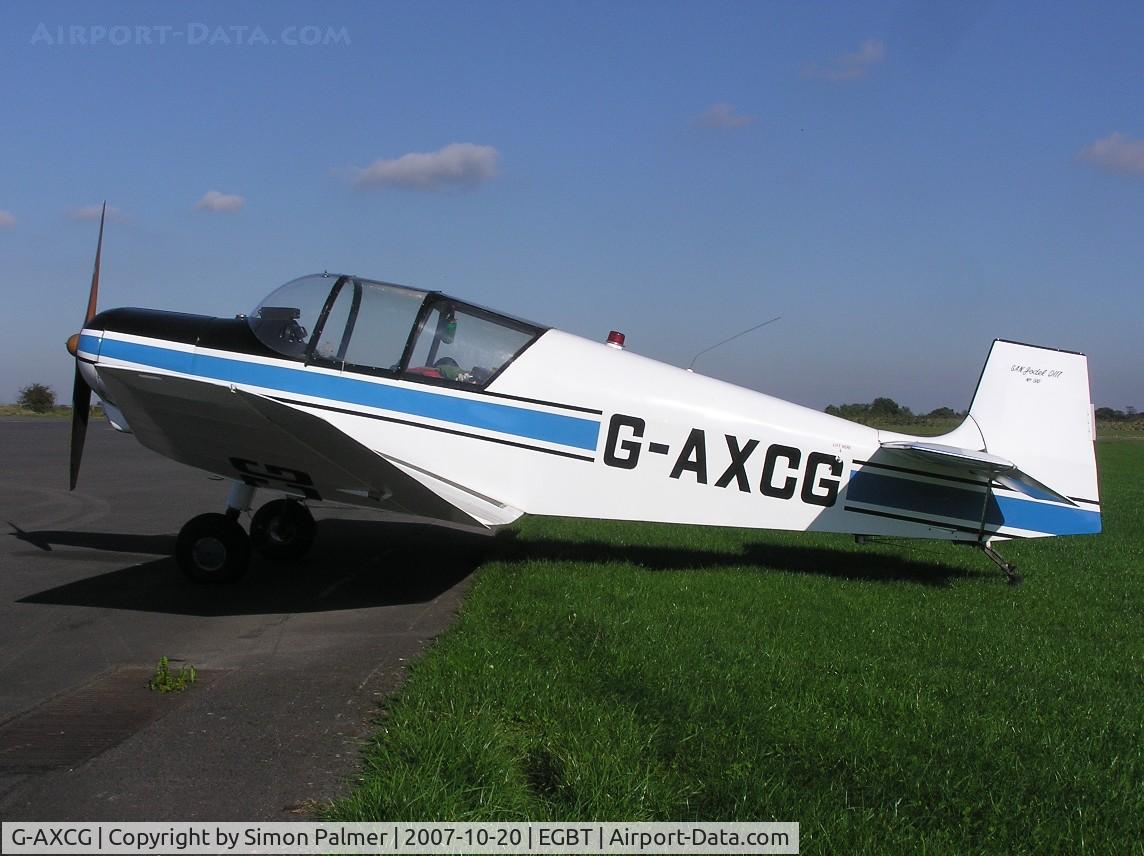 G-AXCG, 1957 SAN Jodel D-117 C/N 510, Jodel D117 visiting Turweston