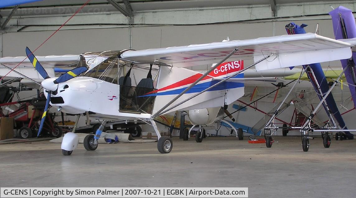 G-CENS, 2007 Best Off Skyranger Swift 912S(1) C/N BMAA/HB/536, SkyRanger in the hangar at Sywell