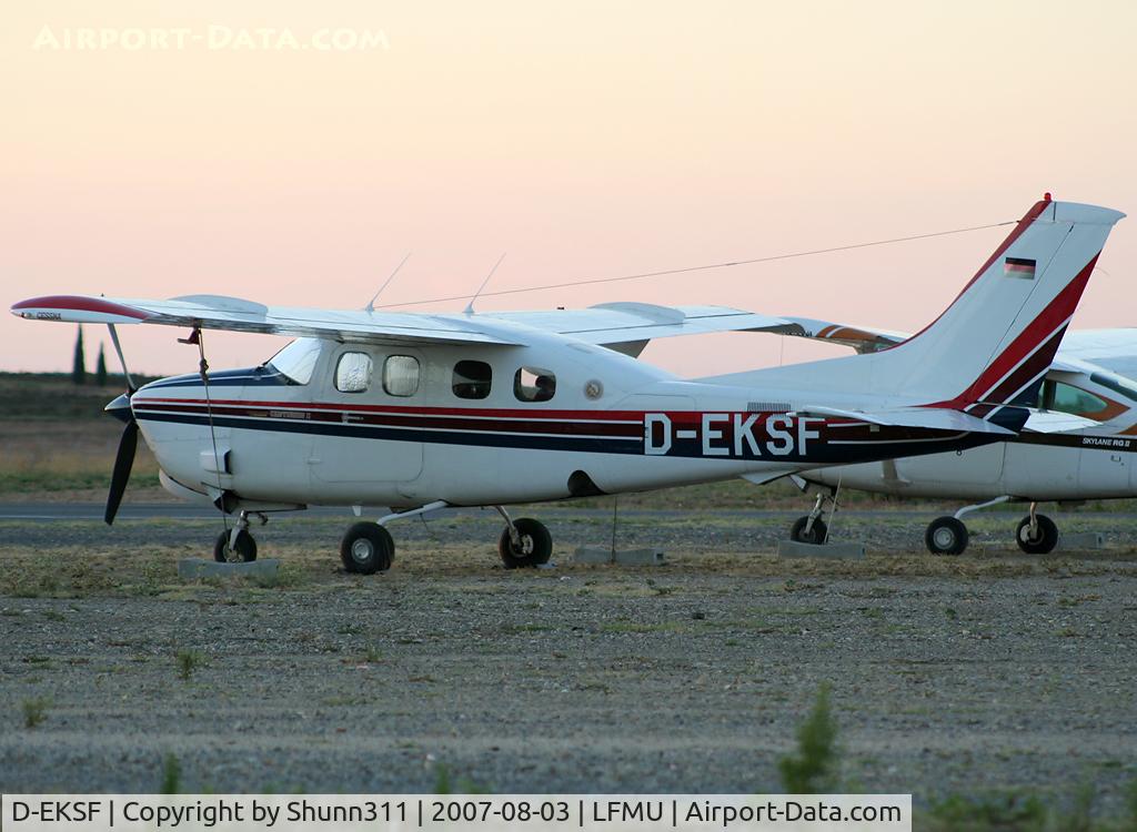 D-EKSF, Cessna P210N Pressurised Centurion C/N P21000503, Parked on General Aviation apron