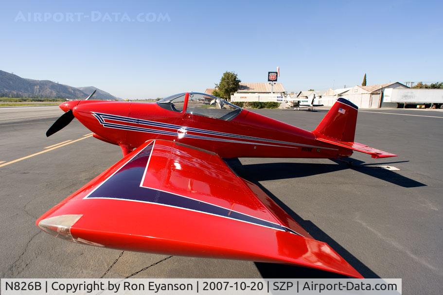N826B, 1995 Vans RV-6 C/N 22290, RV-6