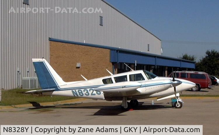 N8328Y, 1967 Piper PA-30 Twin Comanche C/N 30-1470, At the wash rack