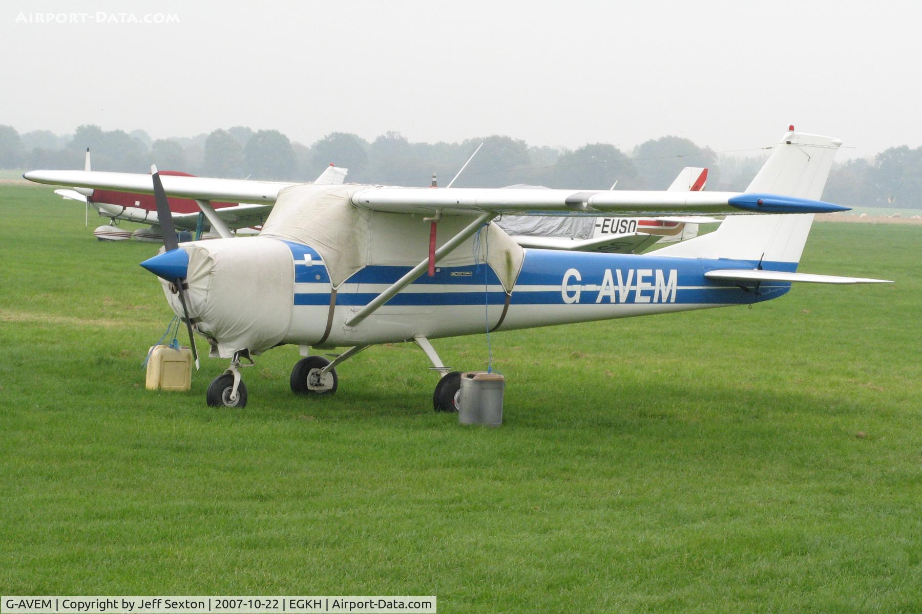 G-AVEM, 1966 Reims F150G C/N 0198, Parked at Headcorn