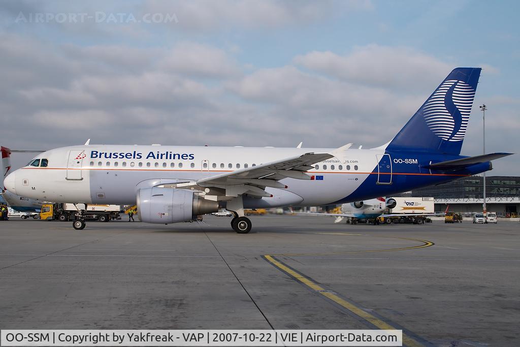 OO-SSM, 2000 Airbus A319-112 C/N 1388, Burussels AIrlines Airbus A319
