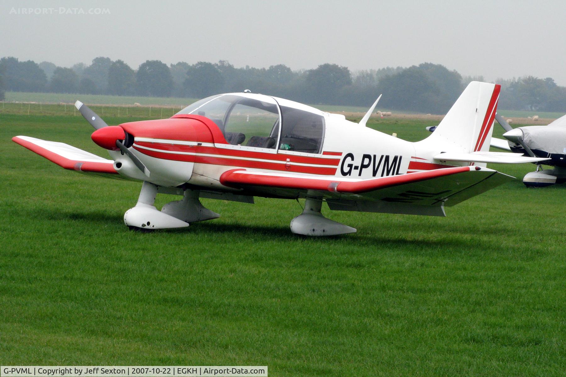 G-PVML, 1974 Robin DR-400-140B Major Major C/N 972, Parked at Headcorn