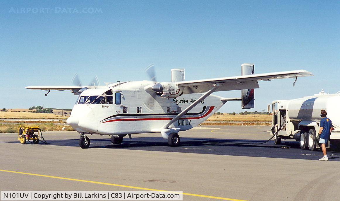 N101UV, 1968 Short SC-7 Skyvan 3 C/N SH.1842, Skydiving