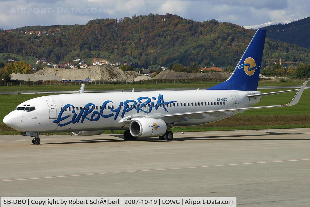 5B-DBU, 2003 Boeing 737-8Q8 C/N 32796, Arrived from LCA