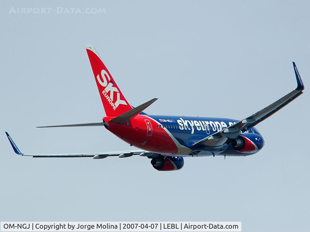 OM-NGJ, 2007 Boeing 737-76N C/N 34755, Climbing after take off RWY 07R.