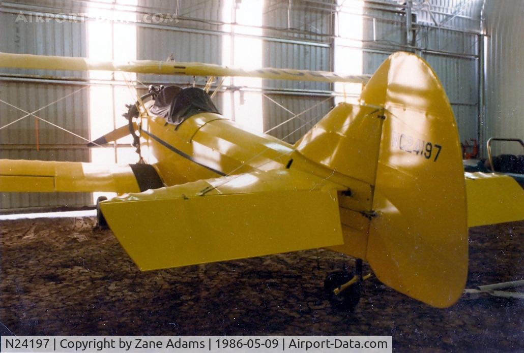 N24197, 1941 Fleet 16B Finch II C/N 303, In the hanger at former Justin Time Airport