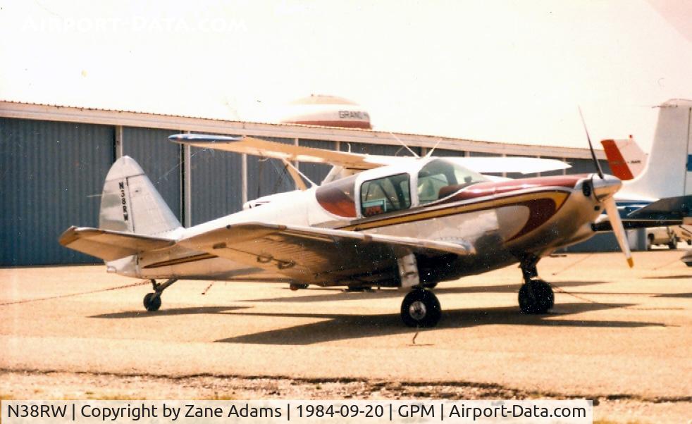 N38RW, 1946 Universal Globe GC-1B Swift C/N 237, On the ramp at Grand Prairie Muni