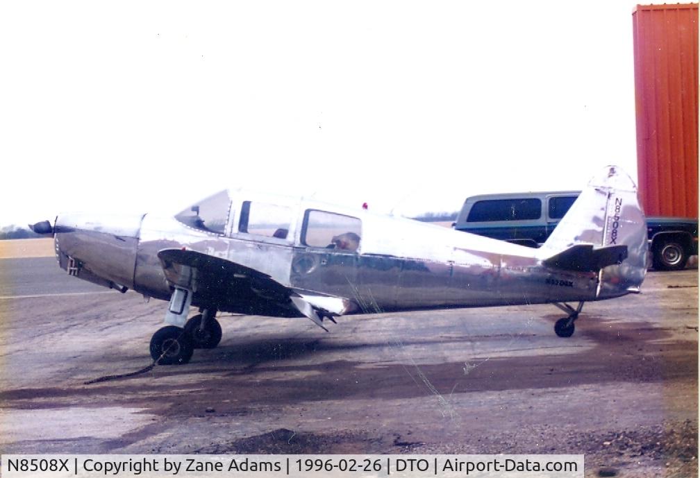 N8508X, 1946 Globe GC-1B Swift C/N 11, On the ramp at Denton Muni
