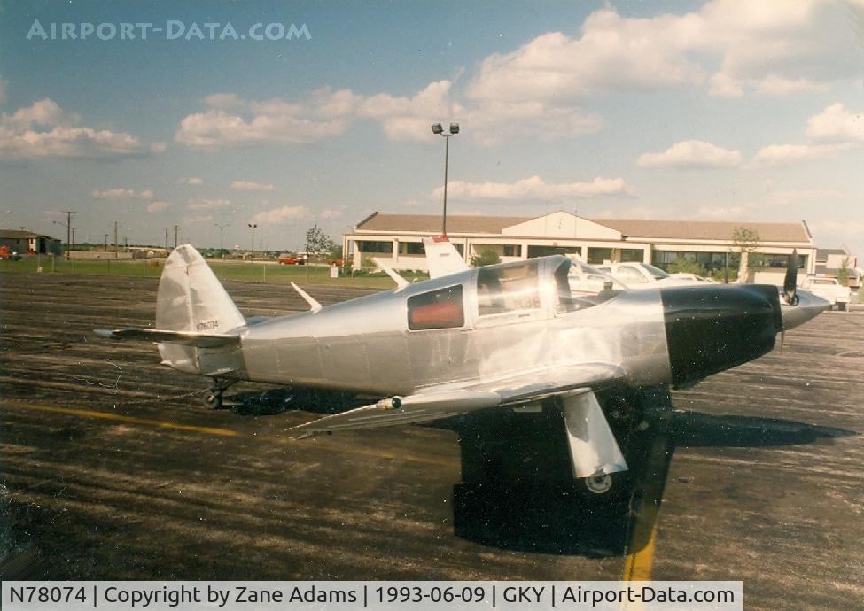 N78074, 1946 Globe GC-1B Swift C/N 2074, On the ramp at Arlington Muni