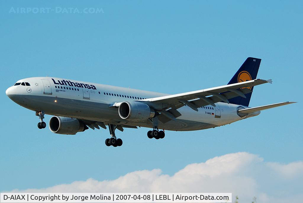 D-AIAX, 1996 Airbus A300B4-605R C/N 773, 