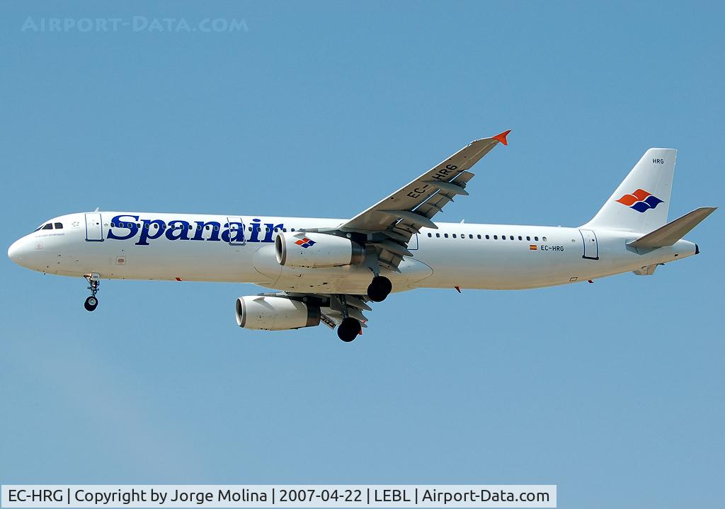 EC-HRG, 2000 Airbus A321-231 C/N 1366, 