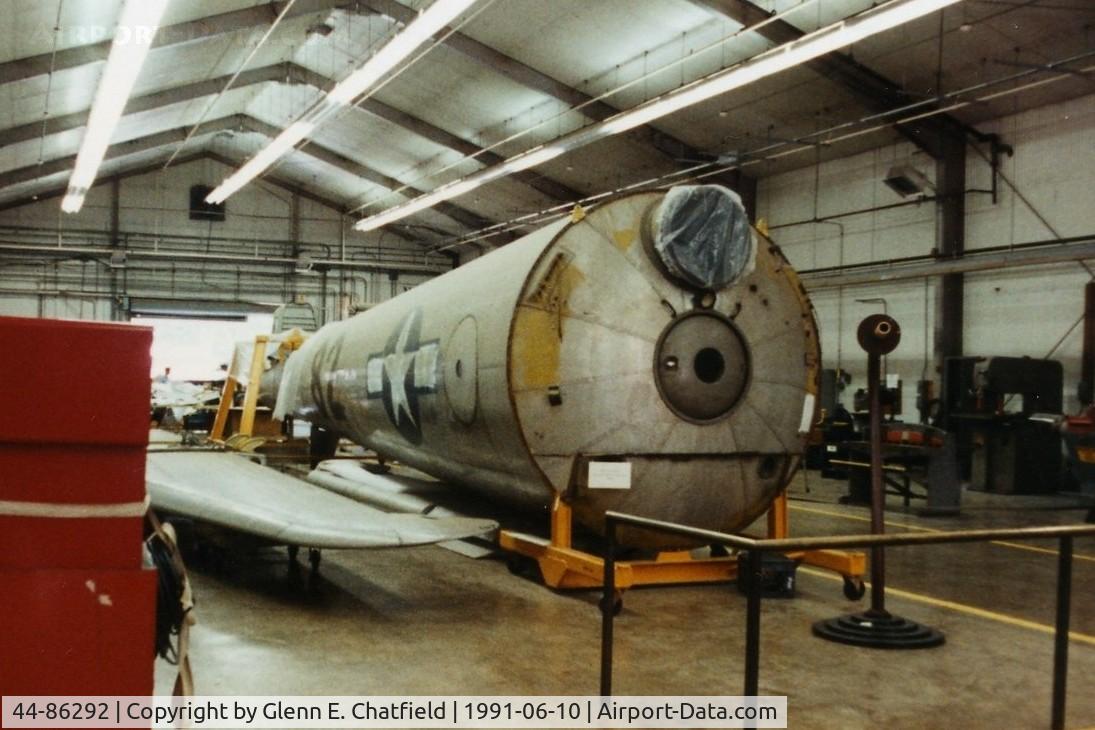 44-86292, 1944 Boeing B-29-45-MO Superfortress C/N Not found 44-86292, B-29A Enola Gay at the Paul Garber Restoration Facility of the National Air & Space Museum